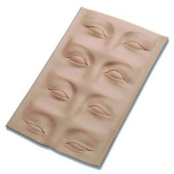 practice skin pad, 3-D eyes
