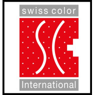 Pencil sharpening with Swis color logo